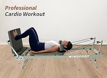 Amazon.co.jp: WINDFOOT 折りたたみ式ピラティスリフォーマー